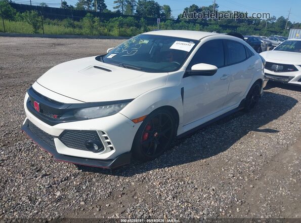 SHHFK8G76HU200396 2017 HONDA CIVIC White Przód lewy