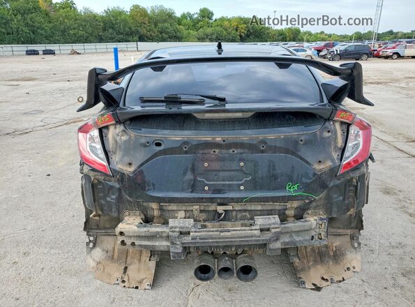 SHHFK8G76JU200436 2018 HONDA CIVIC Черный Вид сзади