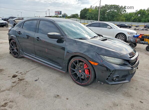 SHHFK8G76JU200436 2018 HONDA CIVIC Черный Передняя правая четверть