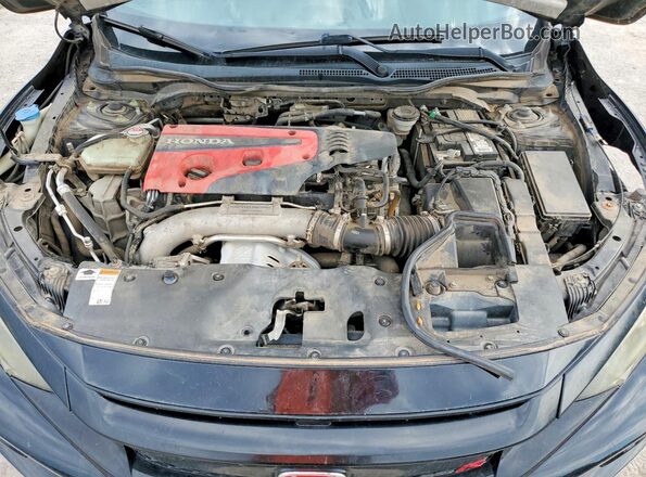SHHFK8G76JU200436 2018 HONDA CIVIC Черный Вид задней части салона