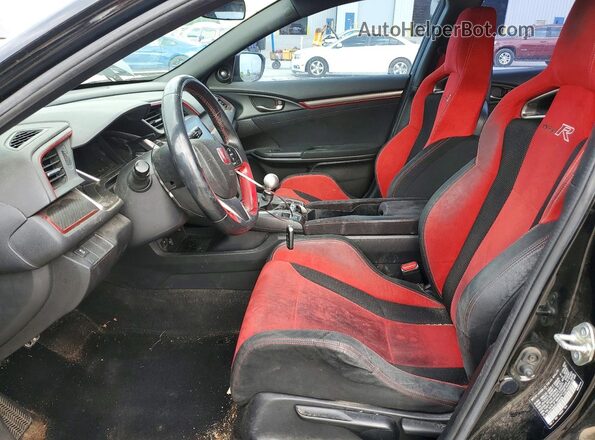 SHHFK8G76JU200436 2018 HONDA CIVIC Черный Вид салона спереди