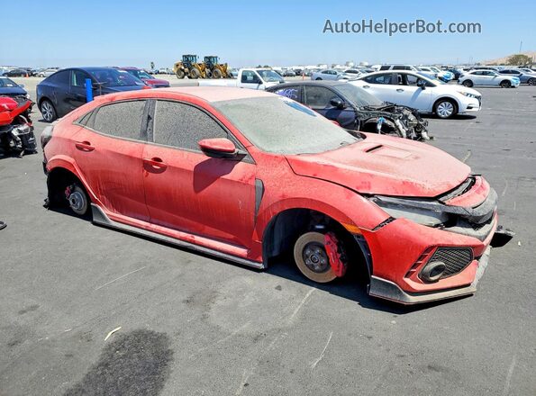 SHHFK8G77KU204657 2019 HONDA CIVIC Red Front right