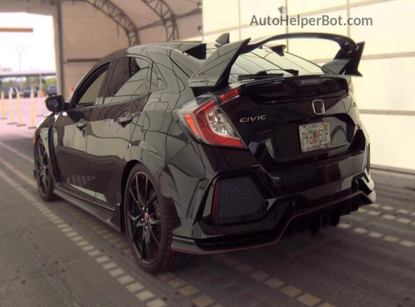 SHHFK8G79JU202441 2018 HONDA CIVIC Black Вид панелі приладів