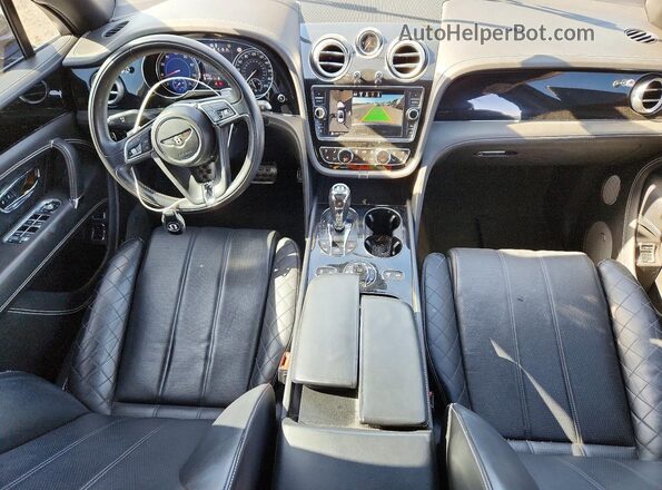 SJAAC2ZV5JC017982 2018 BENTLEY BENTAYGA Black Առջևի վահանակի տեսք
