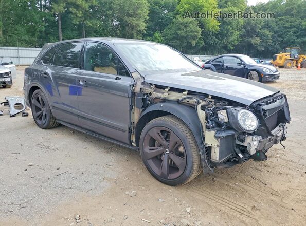 SJAAC2ZV6JC018686 2018 BENTLEY BENTAYGA Gray Delantero derecho