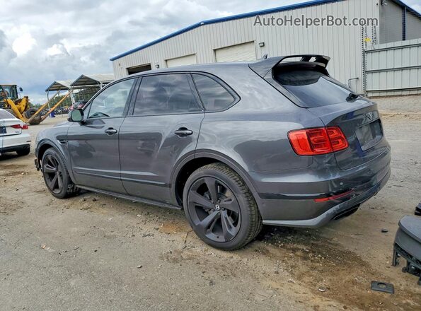 SJAAC2ZV6JC018686 2018 BENTLEY BENTAYGA Gray Trasero izquierdo