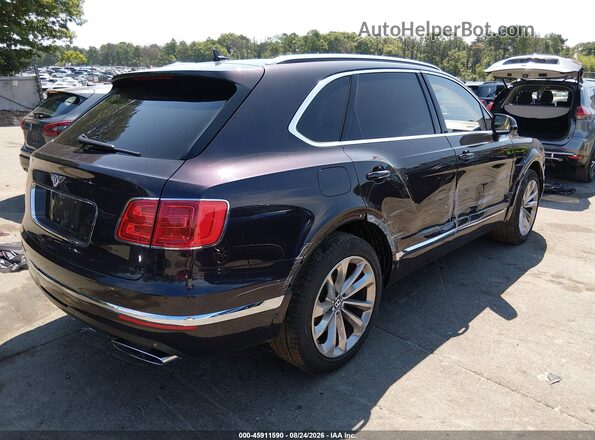 SJAAC2ZV9HC015209 2017 BENTLEY BENTAYGA Фиолетовый Задняя правая четверть