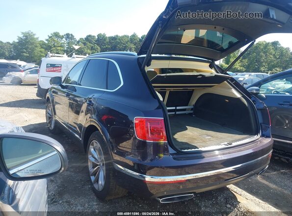 SJAAC2ZV9HC015209 2017 BENTLEY BENTAYGA Фиолетовый Задняя левая четверть