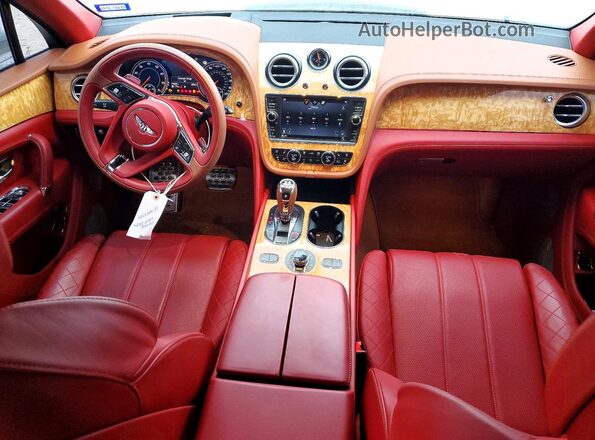 SJAAC2ZVXHC014912 2017 BENTLEY BENTAYGA White Առջևի վահանակի տեսք