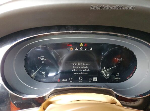 SJAAM2ZV8MC035958 2021 BENTLEY BENTAYGA Черный Вид щитка приборов