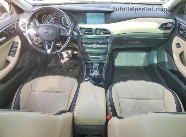 SJKCH5CP1KA010655 2019 INFINITI QX30 Gray Vista del salpicadero