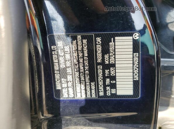 SJKCH5CP2HA039123 2017 INFINITI QX30 Black Widok komory silnika