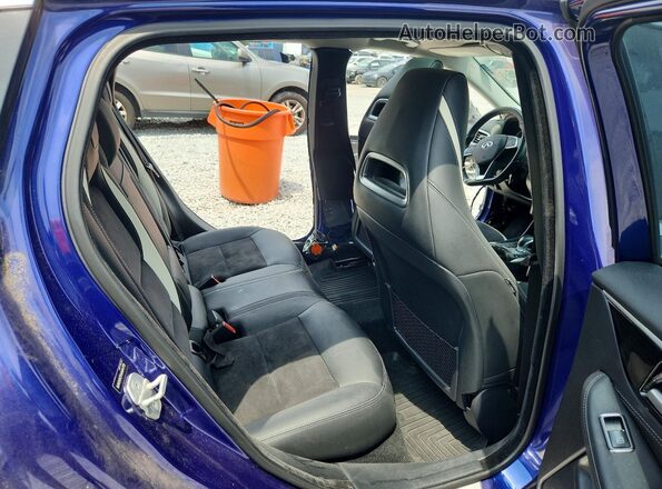 SJKCH5CP3JA041775 2018 INFINITI QX30 Синий Вид задней части салона