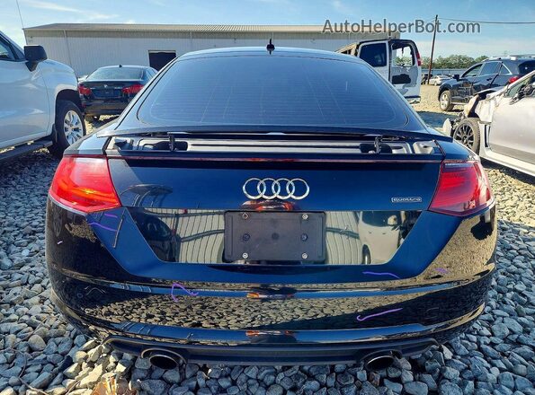 TRUC5AFV9G1025836 2016 AUDI TT Black უკანა ხედი