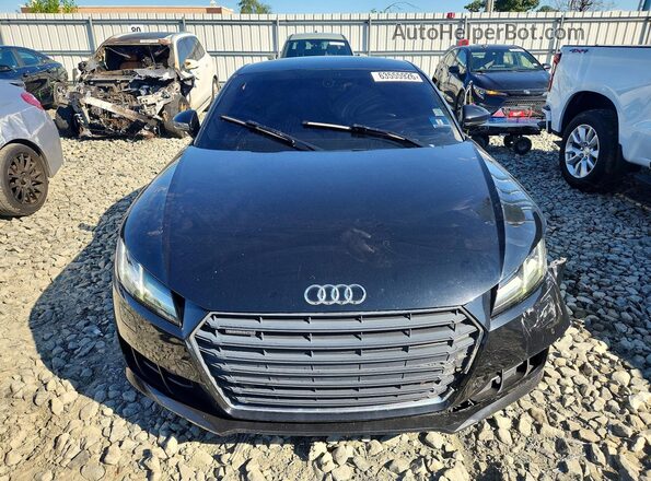 TRUC5AFV9G1025836 2016 AUDI TT Black წინა ხედი