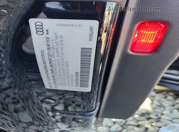 TRUC5AFV9G1025836 2016 AUDI TT Black ძრავის განყოფილების ხედი