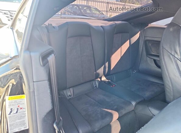 TRUC5AFV9G1025836 2016 AUDI TT Black უკანა სავარძლების ხედი