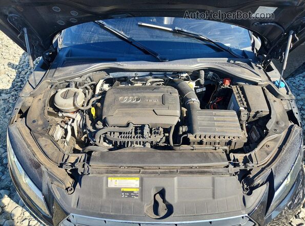 TRUC5AFV9G1025836 2016 AUDI TT Black უკანა სალონის ხედი