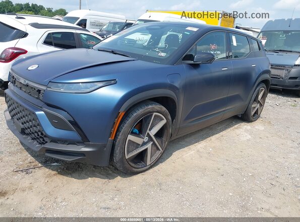 VCF1ZBU28PG005871 2023 FISKER OCEAN Blue Առջևի ձախ երեք քառորդ տեսարան