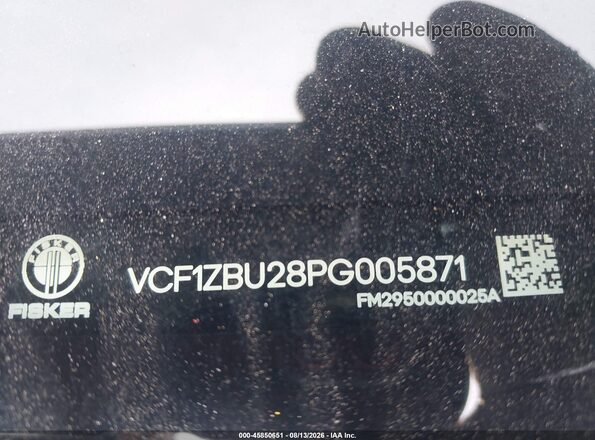 VCF1ZBU28PG005871 2023 FISKER OCEAN Blue Շարժիչի բաժամունքի տեսք