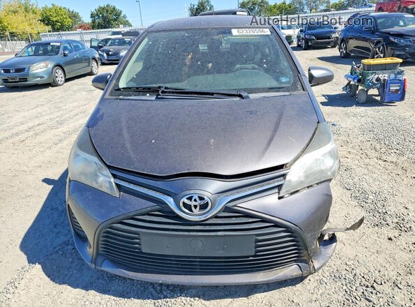 VNKJTUD30GA070536 2016 TOYOTA YARIS Gray Դիմացի տեսք