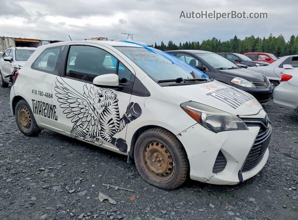 VNKJTUD35HA077578 2017 TOYOTA YARIS White Delantero derecho