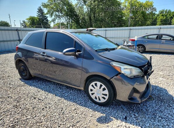 VNKJTUD38HA082757 2017 TOYOTA YARIS Gray Front right