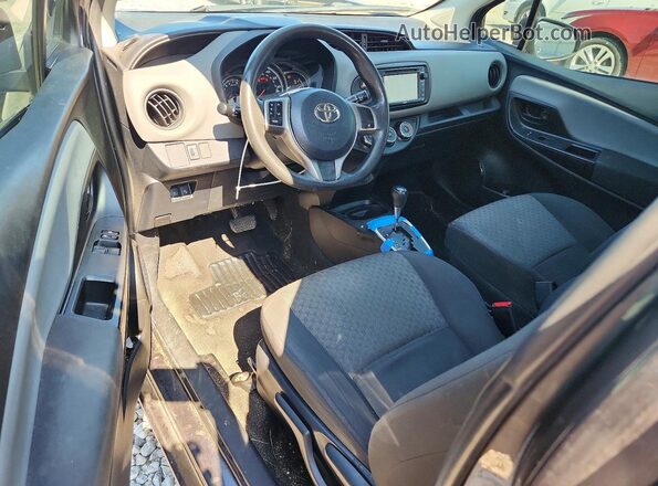 VNKJTUD38HA082757 2017 TOYOTA YARIS Gray Dashboard view