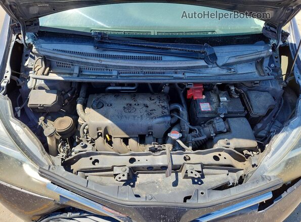 VNKKTUD31GA067875 2016 TOYOTA YARIS Charcoal Widok wnętrza z tyłu