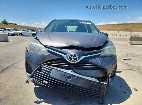 VNKKTUD31GA067875 2016 TOYOTA YARIS Charcoal Widok z przodu
