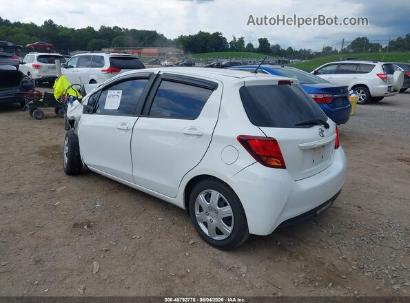 VNKKTUD31HA074746 2017 TOYOTA YARIS White Rear left
