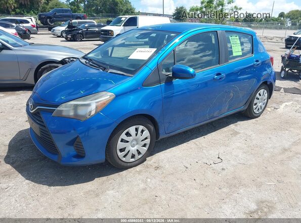 VNKKTUD31HA079381 2017 TOYOTA YARIS Синий Передняя левая четверть