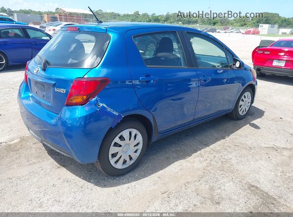 VNKKTUD31HA079381 2017 TOYOTA YARIS Синий Задняя правая четверть