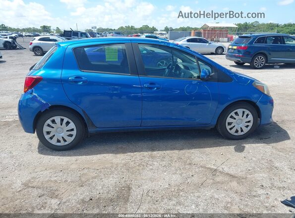 VNKKTUD31HA079381 2017 TOYOTA YARIS Синий Вид задней части салона