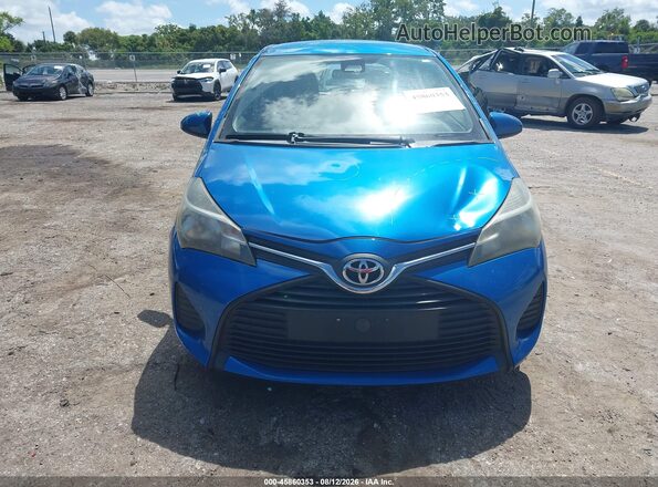 VNKKTUD31HA079381 2017 TOYOTA YARIS Синий Вид щитка приборов
