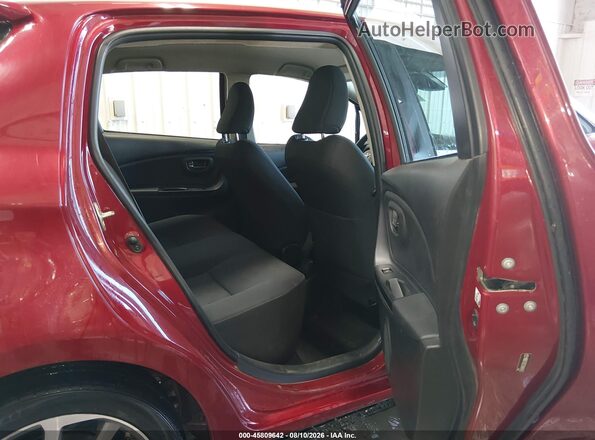 VNKKTUD31JA094923 2018 TOYOTA YARIS Red VIN კოდის სტიკერის ხედი
