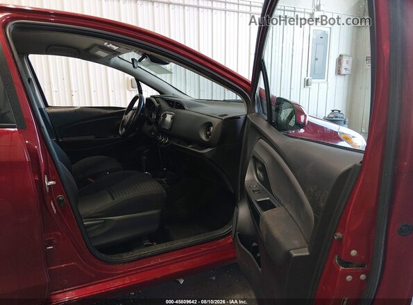 VNKKTUD31JA094923 2018 TOYOTA YARIS Red წინა სალონის ხედი