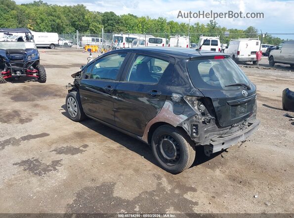 VNKKTUD32HA073573 2017 TOYOTA YARIS Black Rear left
