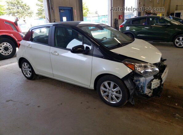 VNKKTUD33HA076028 2017 TOYOTA YARIS White წინა მარჯვენა