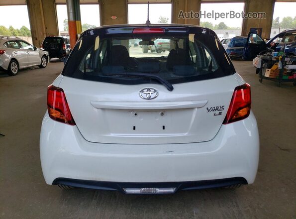 VNKKTUD33HA076028 2017 TOYOTA YARIS White უკანა ხედი