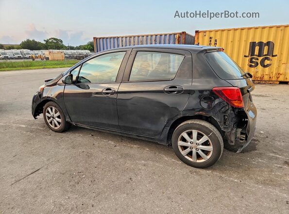VNKKTUD34GA059902 2016 TOYOTA YARIS Black Задня ліва чверть