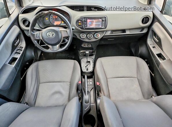 VNKKTUD34GA059902 2016 TOYOTA YARIS Black Вид панелі приладів
