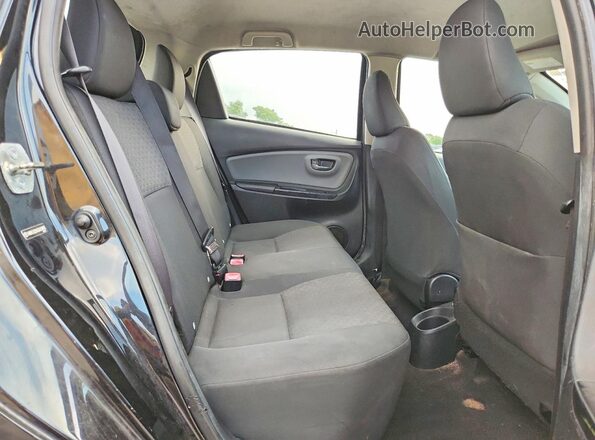 VNKKTUD34GA059902 2016 TOYOTA YARIS Black Вид задніх сидінь