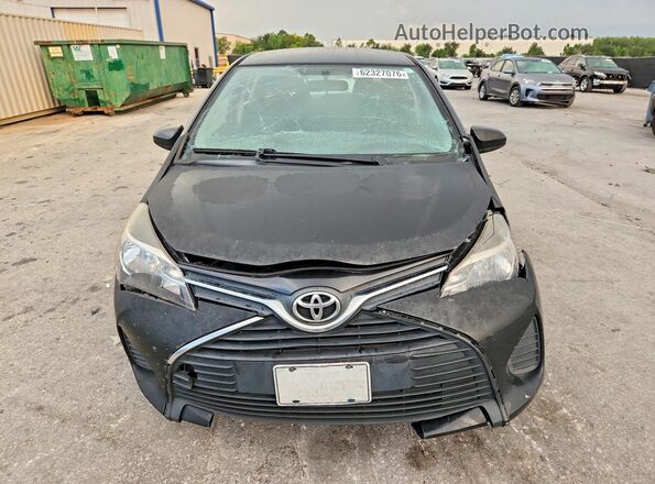 VNKKTUD34GA059902 2016 TOYOTA YARIS Black Вид спереду