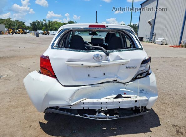VNKKTUD35HA078914 2017 TOYOTA YARIS White Вид ззаду