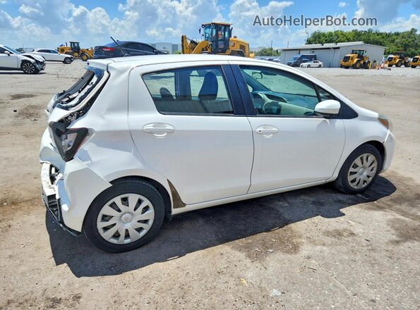 VNKKTUD35HA078914 2017 TOYOTA YARIS White Задня права чверть