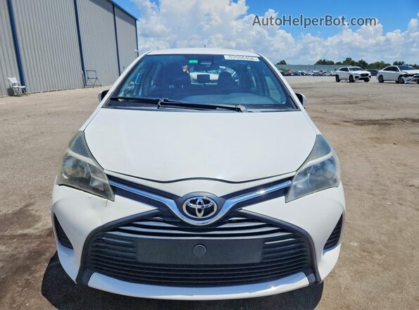 VNKKTUD35HA078914 2017 TOYOTA YARIS White Вид спереду