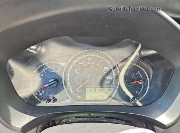 VNKKTUD35HA078914 2017 TOYOTA YARIS White Вид щитка приладів
