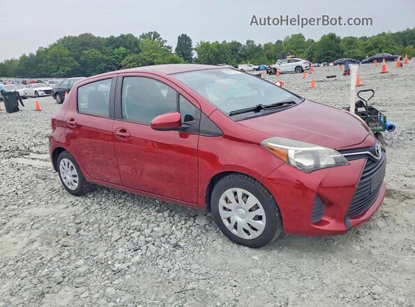 VNKKTUD35HA080193 2017 TOYOTA YARIS Red Przód prawy