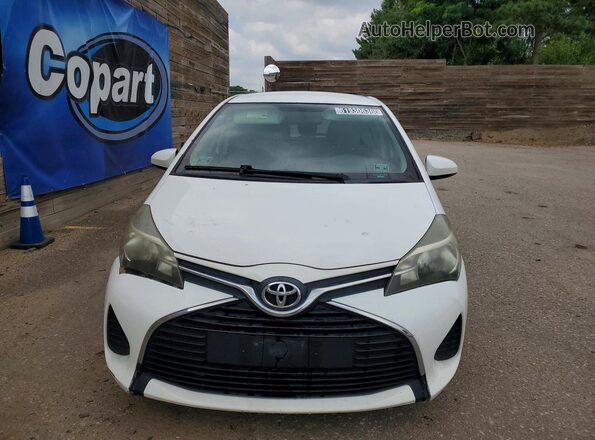 VNKKTUD36GA060260 2016 TOYOTA YARIS White Вид спереду